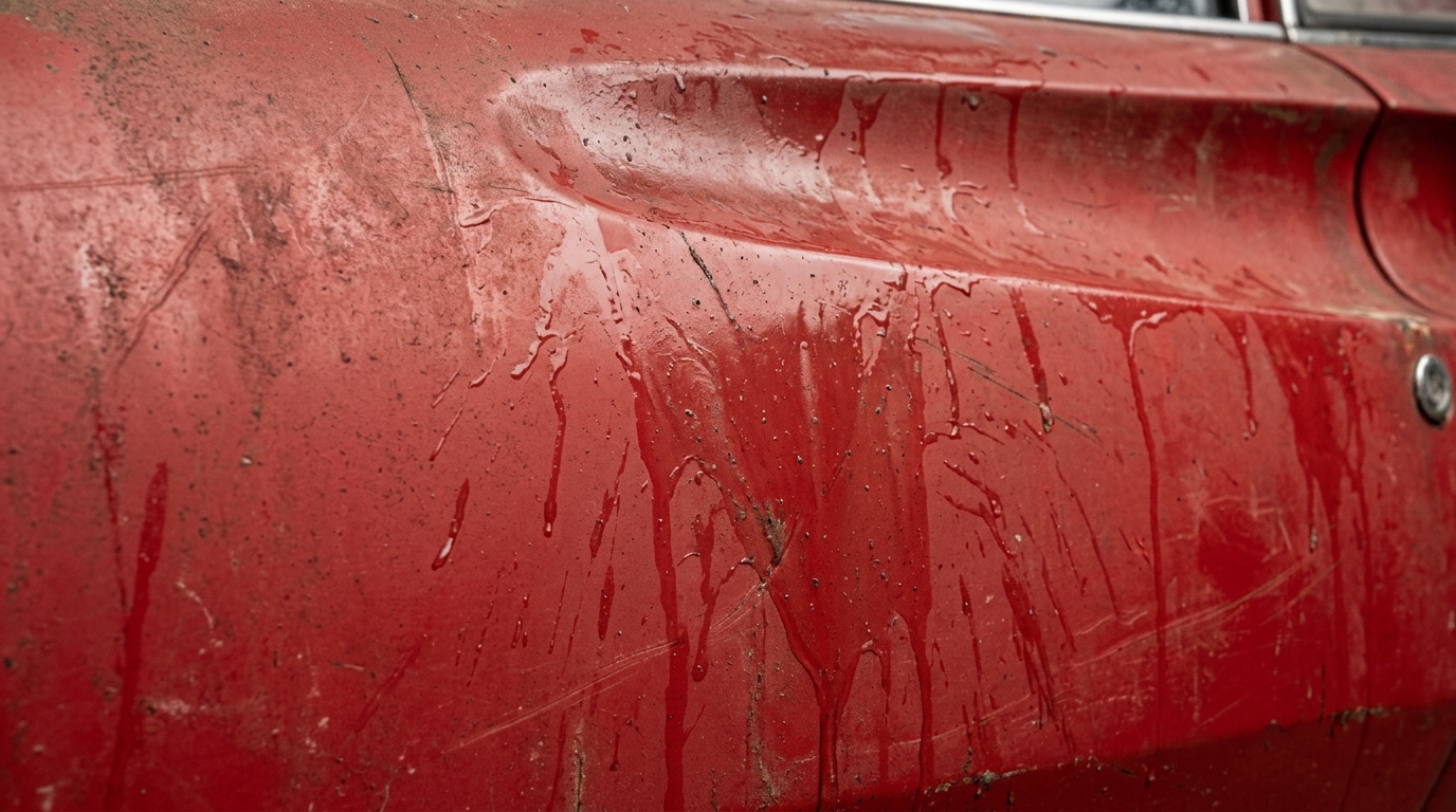 Before Ceramic Coating - Dull flat water sheeting paint